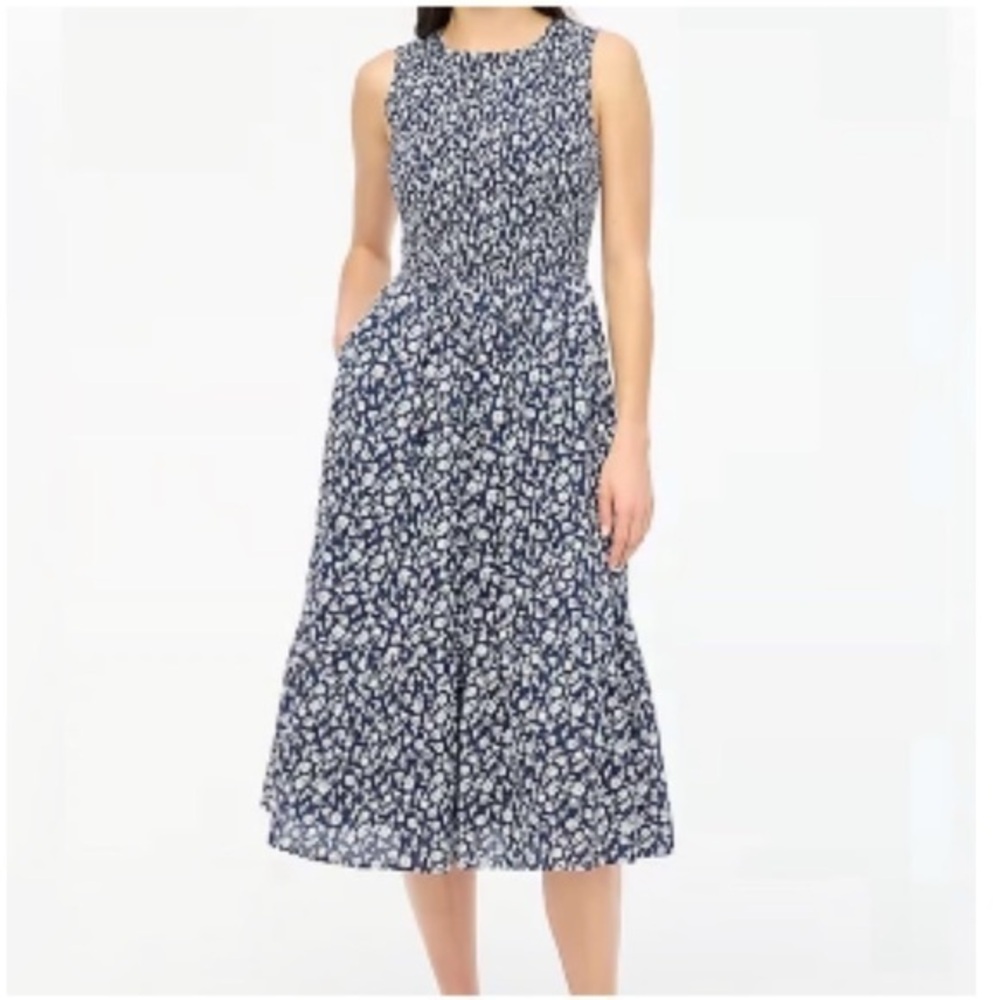 JCrew Floral Midi Dress Size XXL